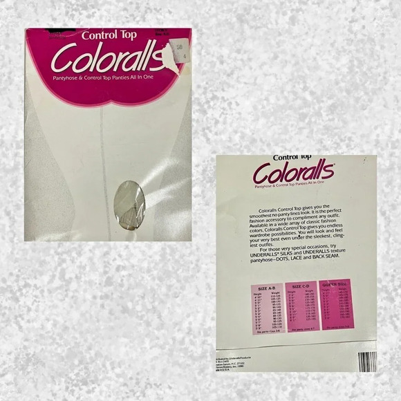 Coloralls Size A-B Ivory Pantyhose & Panties All in one Pantyhose - Picture 1 of 3